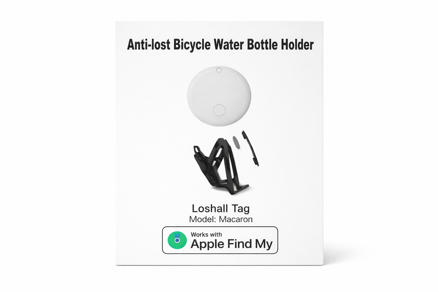 Cyklo držiak na fľašu so smart lokátorom (Apple Find My)