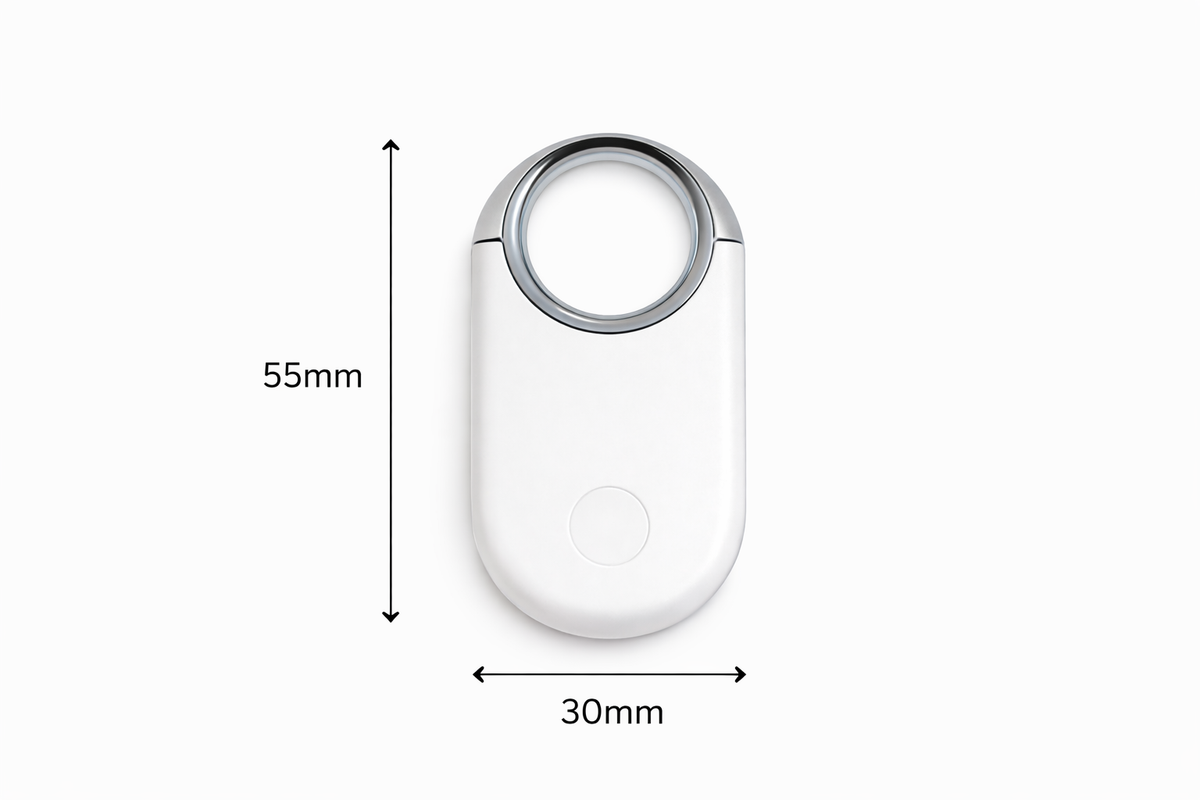 Mini smart lokátor Ring na kľúče (Apple Find My)