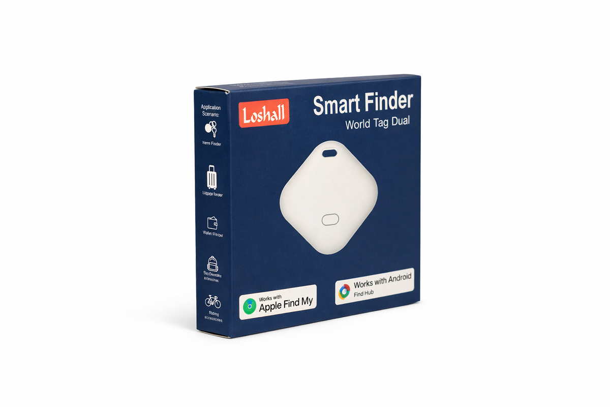Kompaktný smart lokátor Dual Cube (Apple & Android)